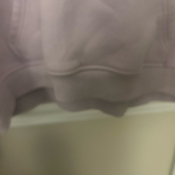 Pink lily Lavender purple scuba half zip sweatshirt hoodie large - Picture 5 of 7